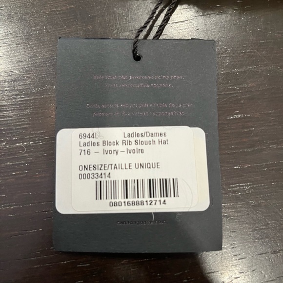 Canada Goose NWT Mackie Ladies Block Rib Slouch Hat - Picture 6 of 8